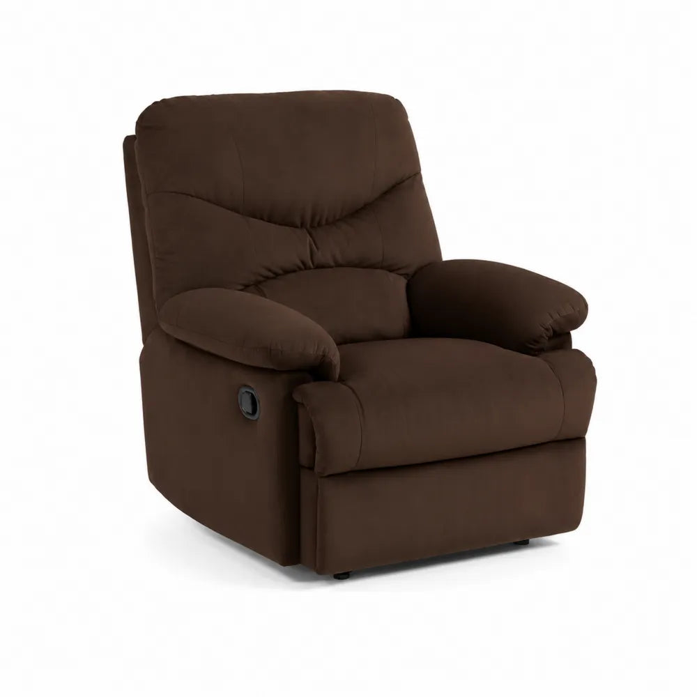 Relaxsessel aus Polyesterstoff Braun